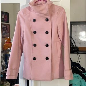 H&M pink peacoat